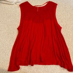 Free people red top